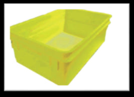 GATTO Storage Container with Lid - Yellow (Dough Box)